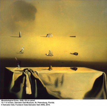 Salvador Dali œuvres - Écho Morphologique 1936 Cubisme Dada Surréalisme Salvador Dali